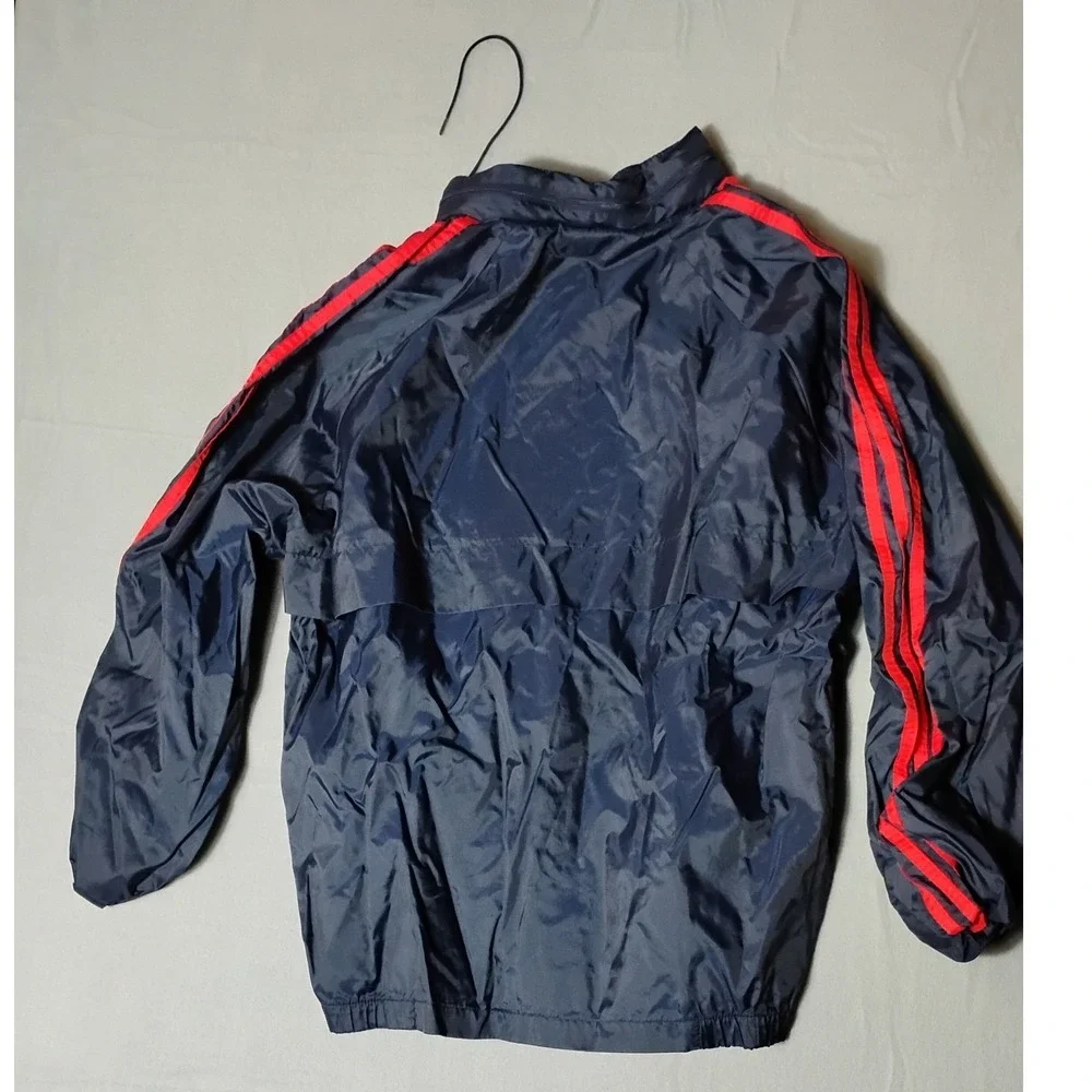 Adidas Vintage Track Jacket‎ Blue Red Stripe Full Zip Mens Size L - Picture 3 of 5